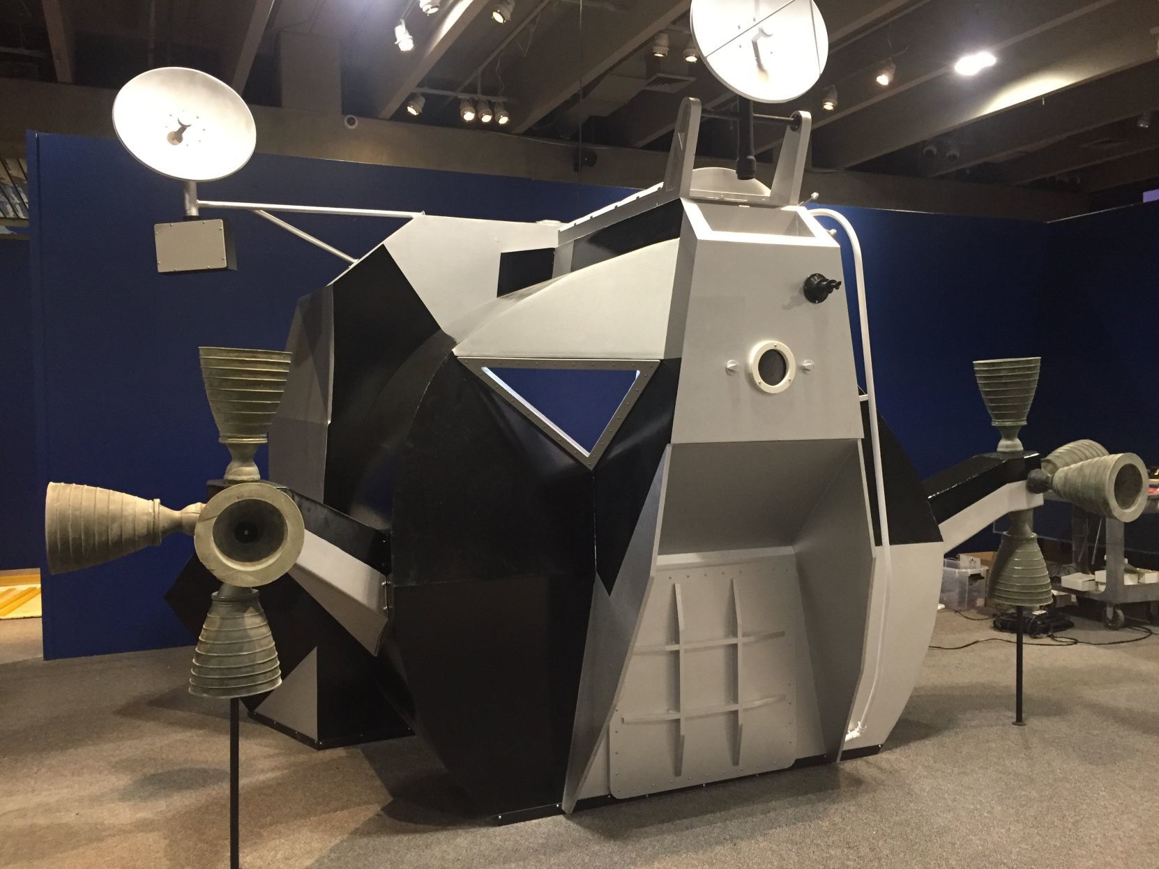 Lunar module replica